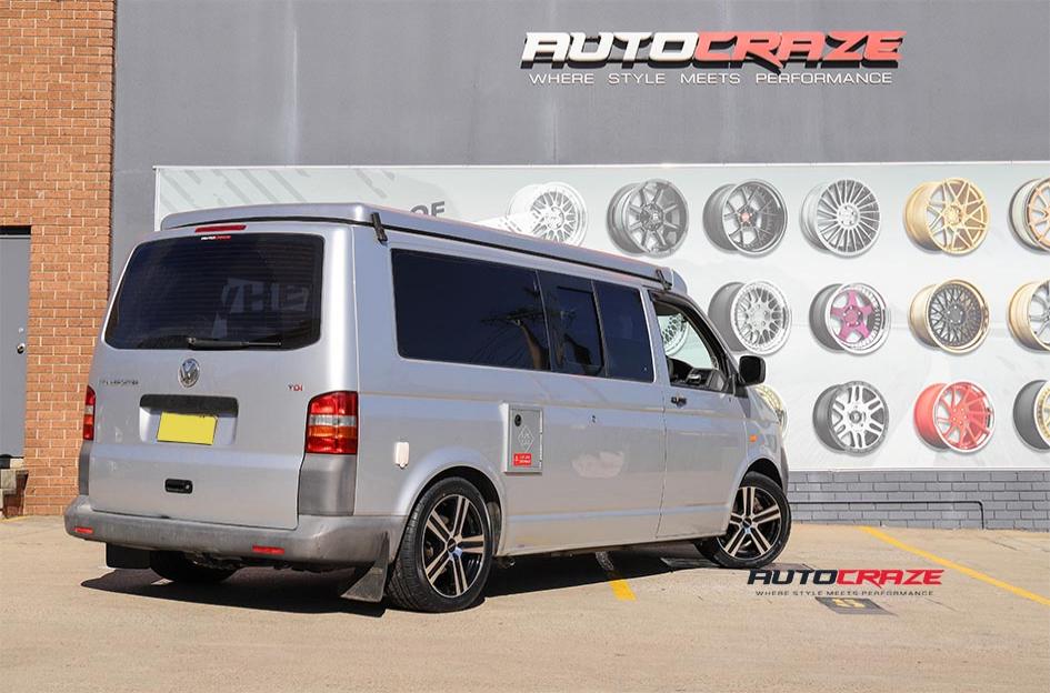 VOLKSWAGEN TRANSPORTER LIBERATOR GLOSS BLACK MACHINED FACE